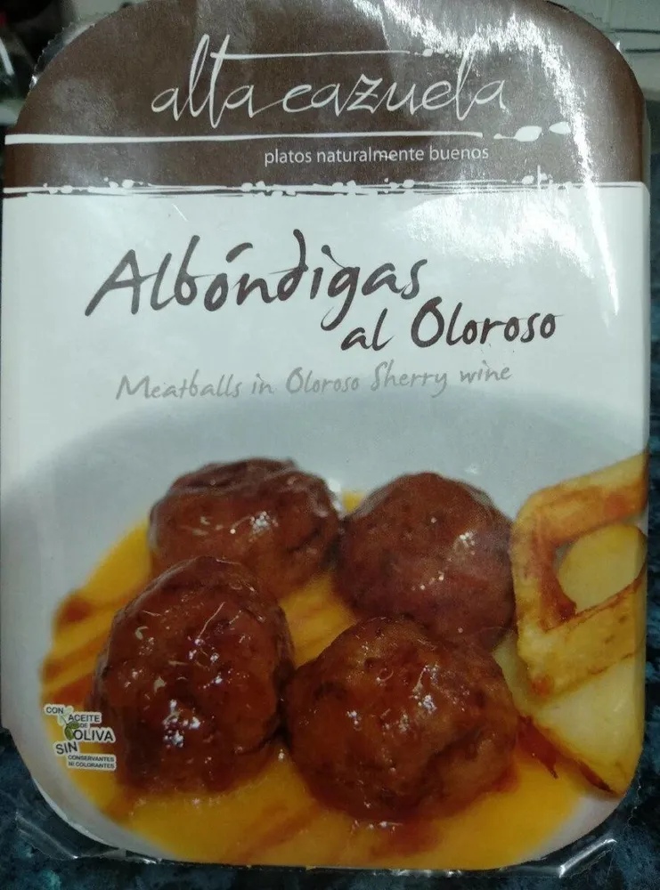 Albóndigas al oloroso