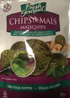 Chips de maïs Epinards et chou kale