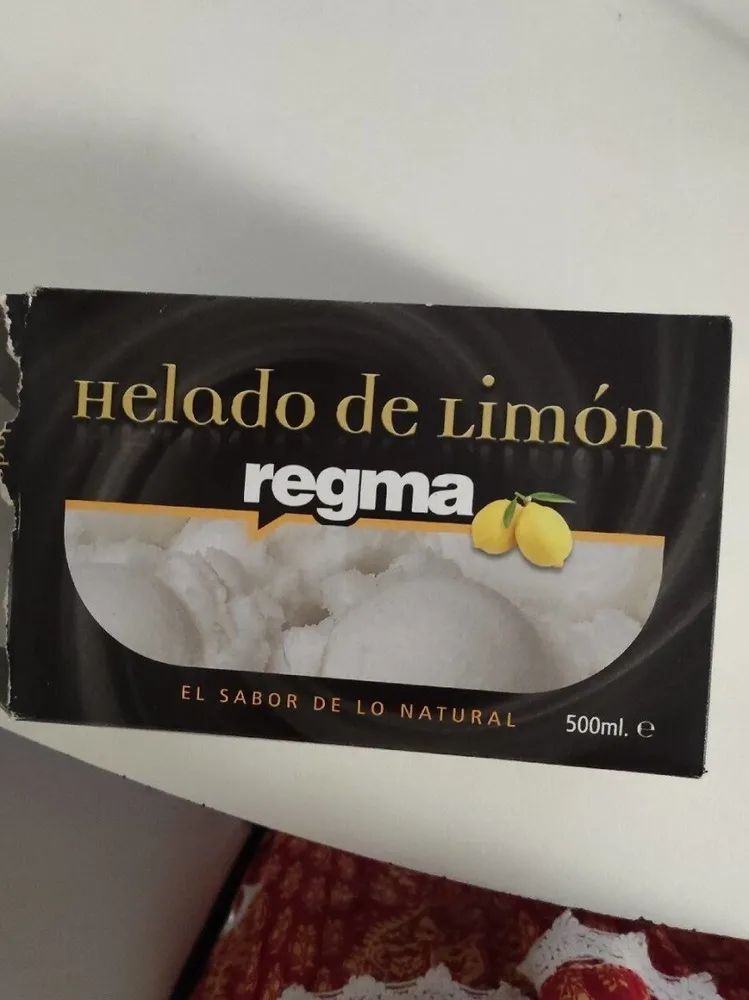 Helado de limón