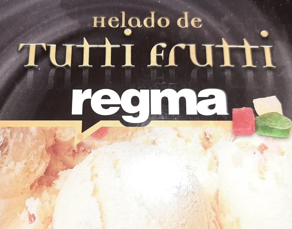 Helado de tutti frutti