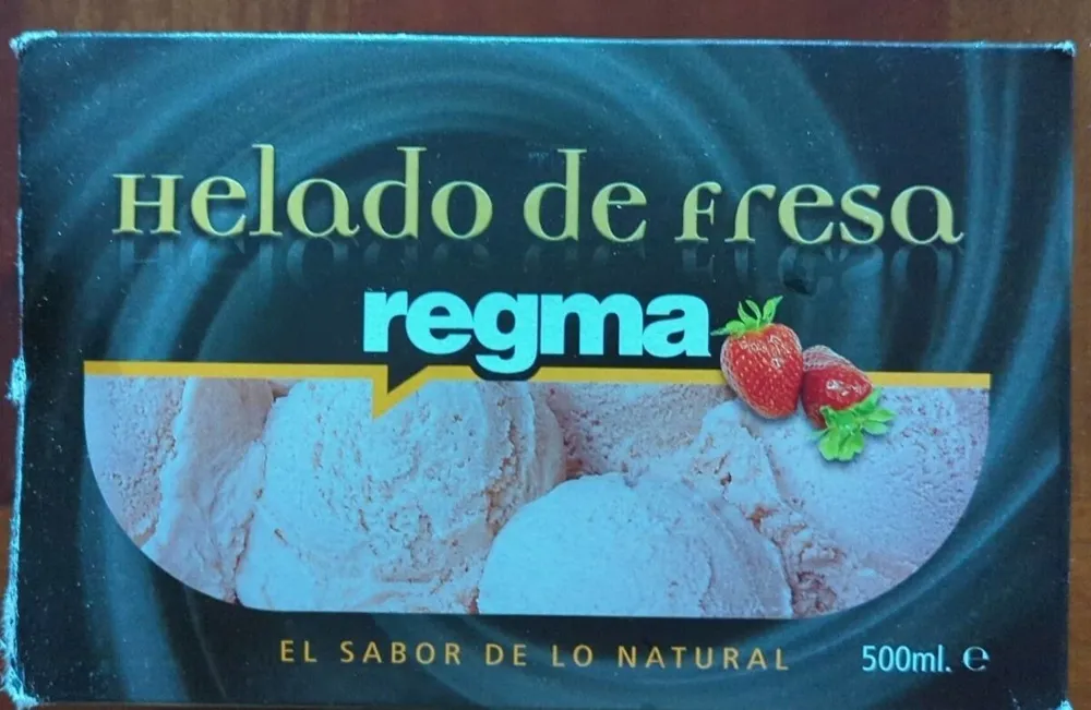 Helado de fresa