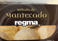 Helado de mantecado Regma