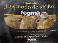 Helado jaspeado de moka