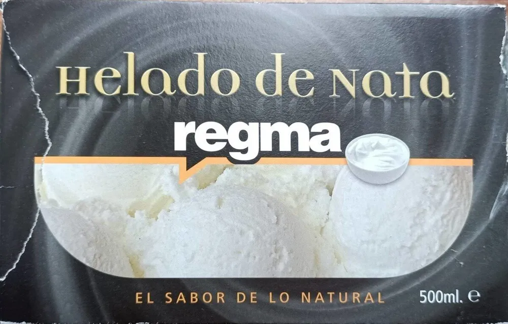 Helado de nata