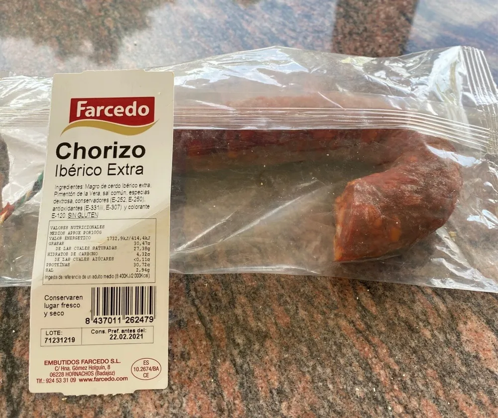 Chorizo iberico extra