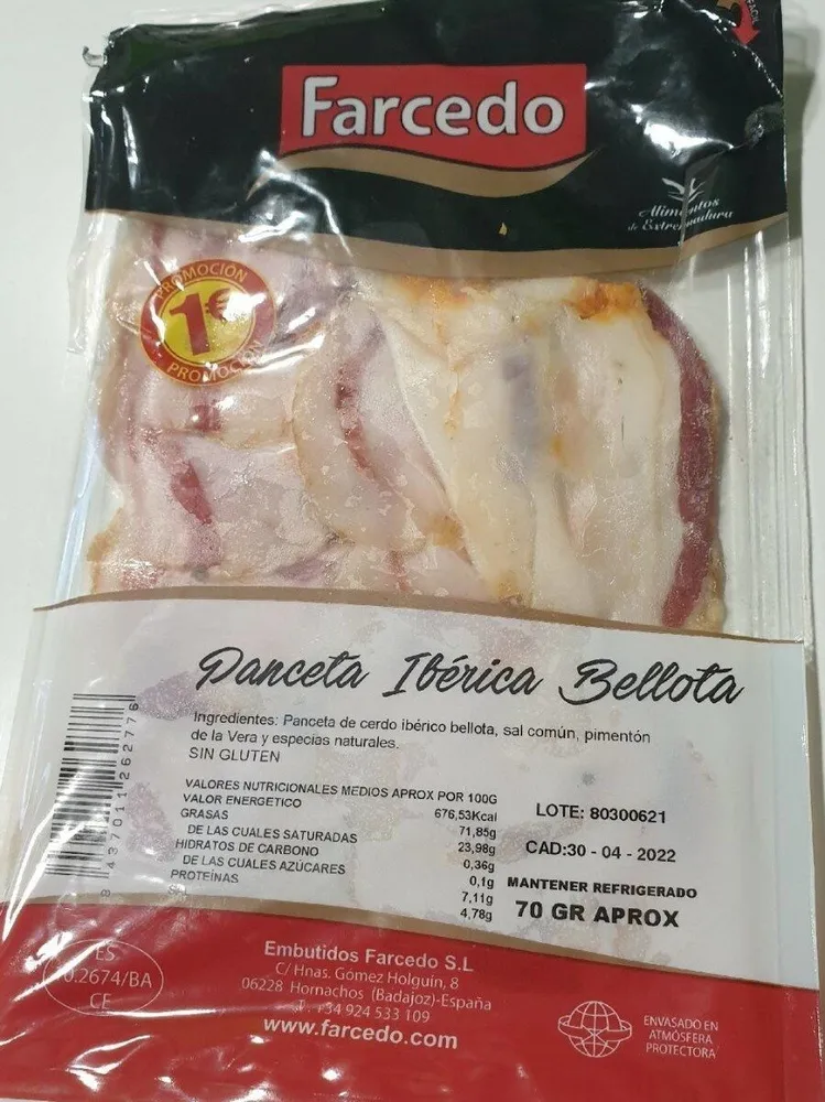 Panceta Ibérica Bellota
