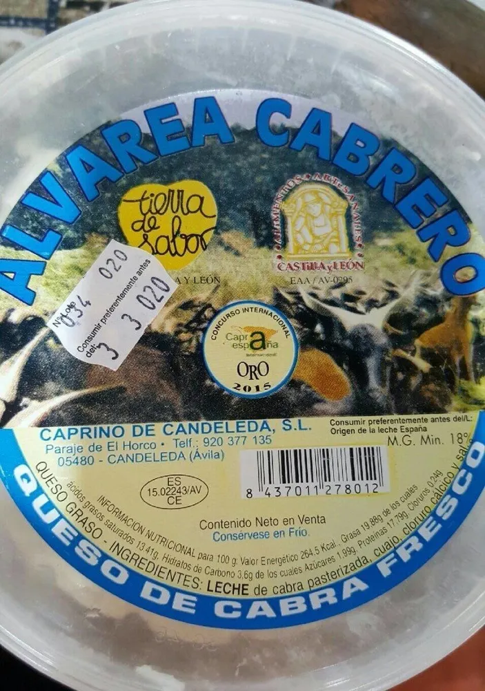 Queso fresco de cabra