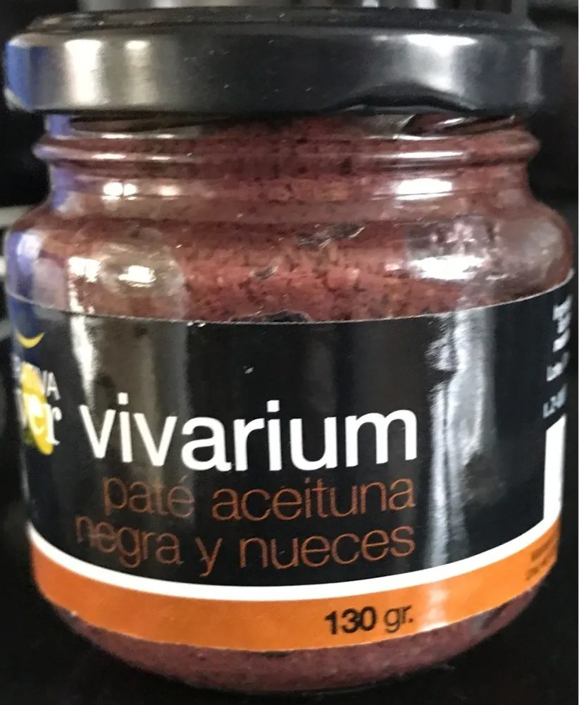 Paté aceituna negra y nueces