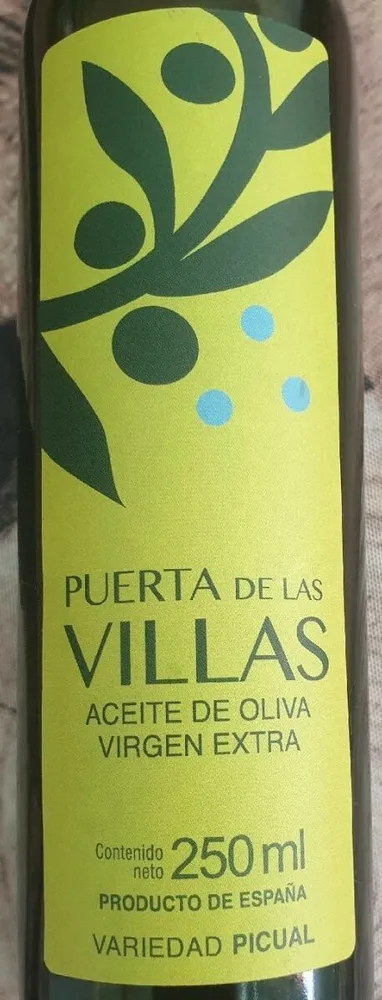 Aceite de oliva virgen extra variedad Picual