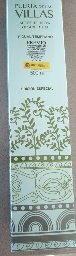 Aceite de oliva virgen extra