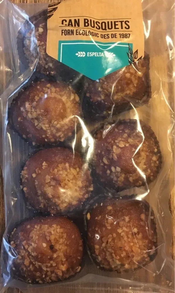 Magdalena d'espelta amb xocolata