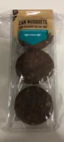 Galetes d'espelta xocolata i avellanes