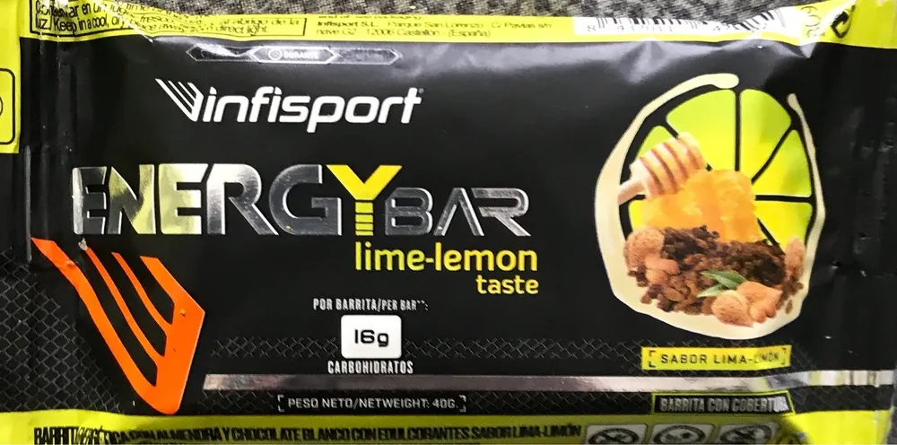 Infisport energy bar lime-lemon taste