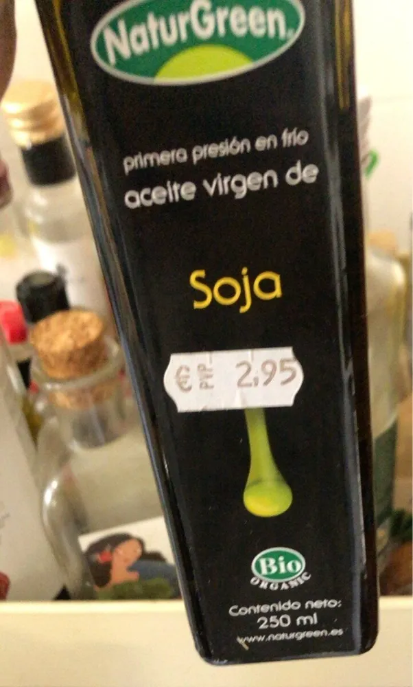 Aceite virgen de soja