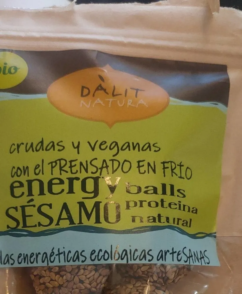 Energy balls cacao sésamo