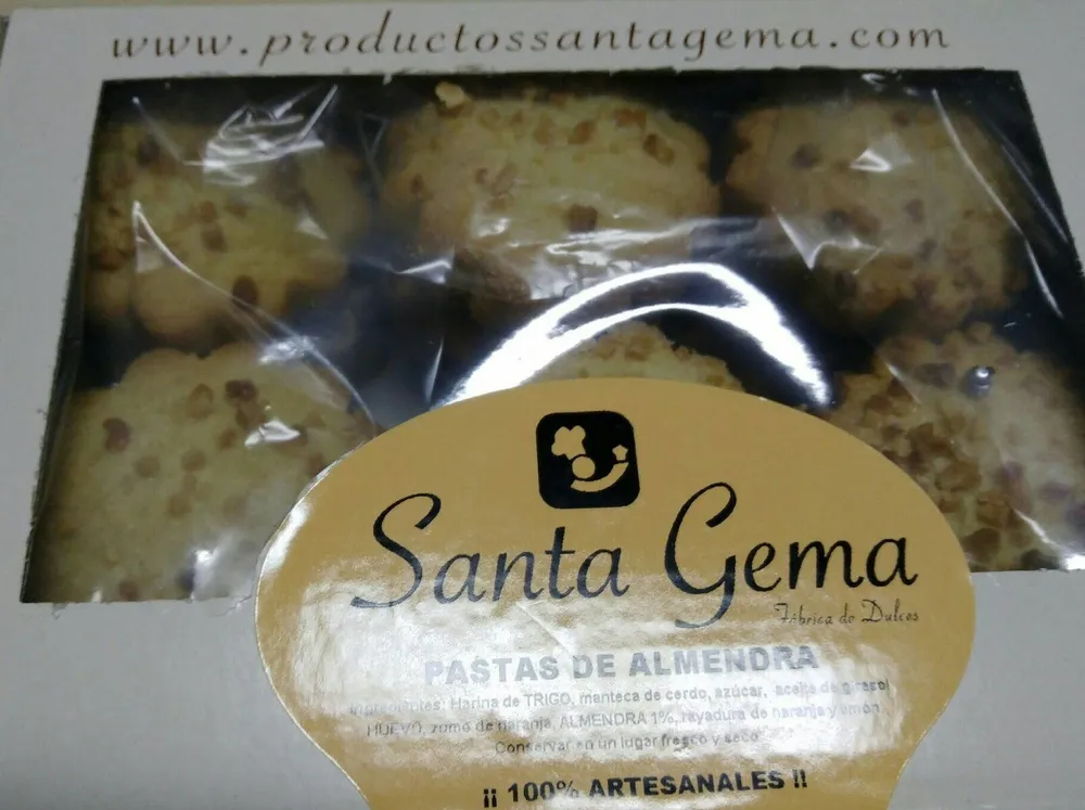 Pastas de almendra Santa Gema