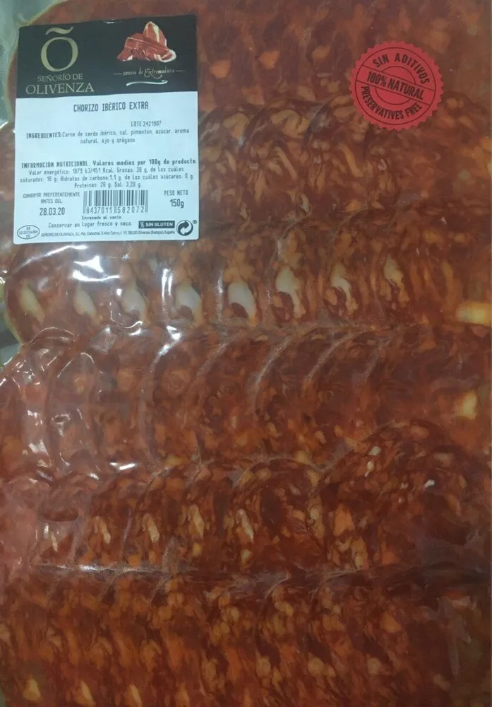Chorizo iberico extra