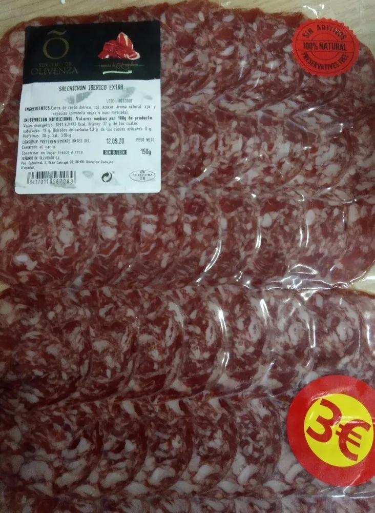 Salchichón ibérico extra