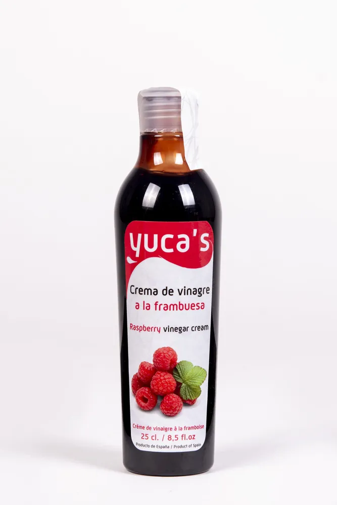 Crema de vinagre a la frambuesa