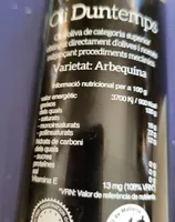Oli d'oliva Arbequina