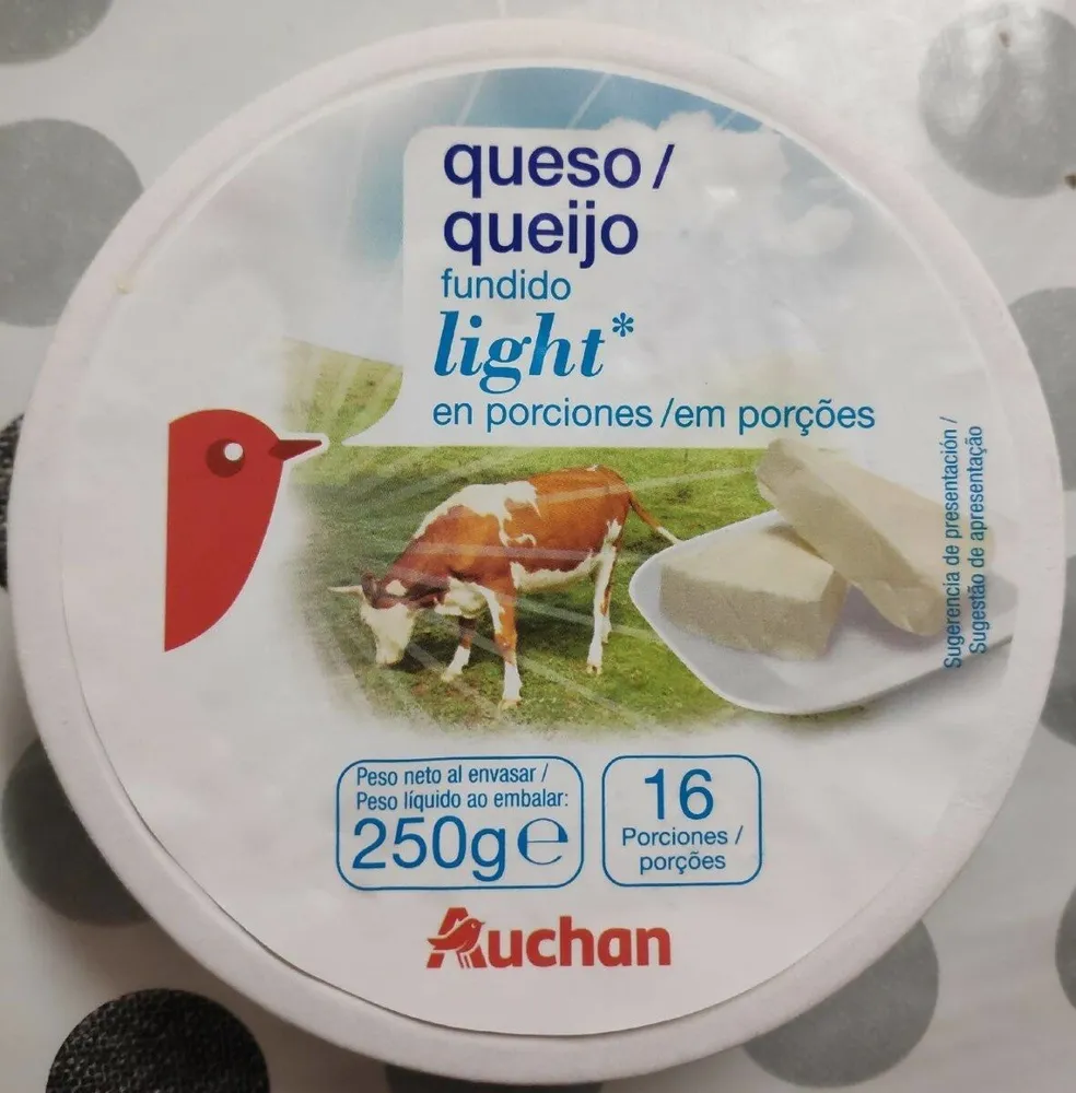 Queso fundido light en porciones