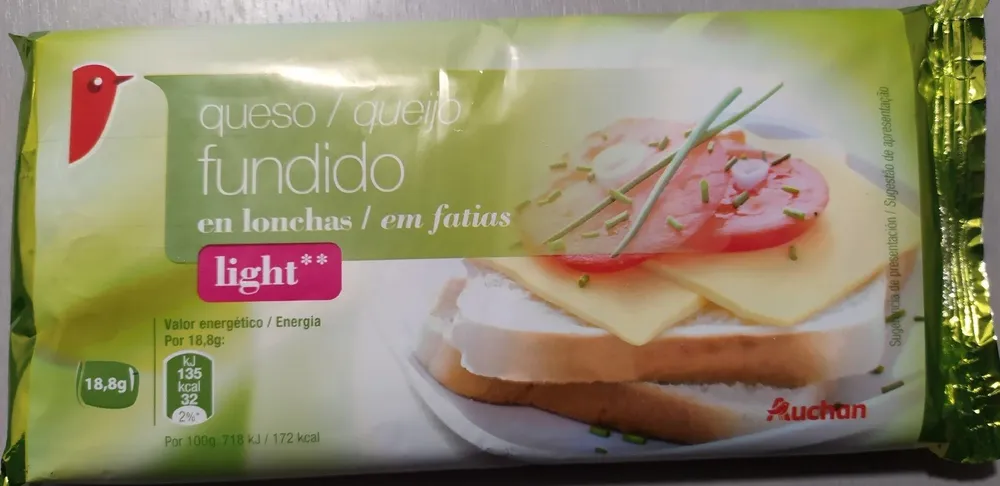 Queso fundido light