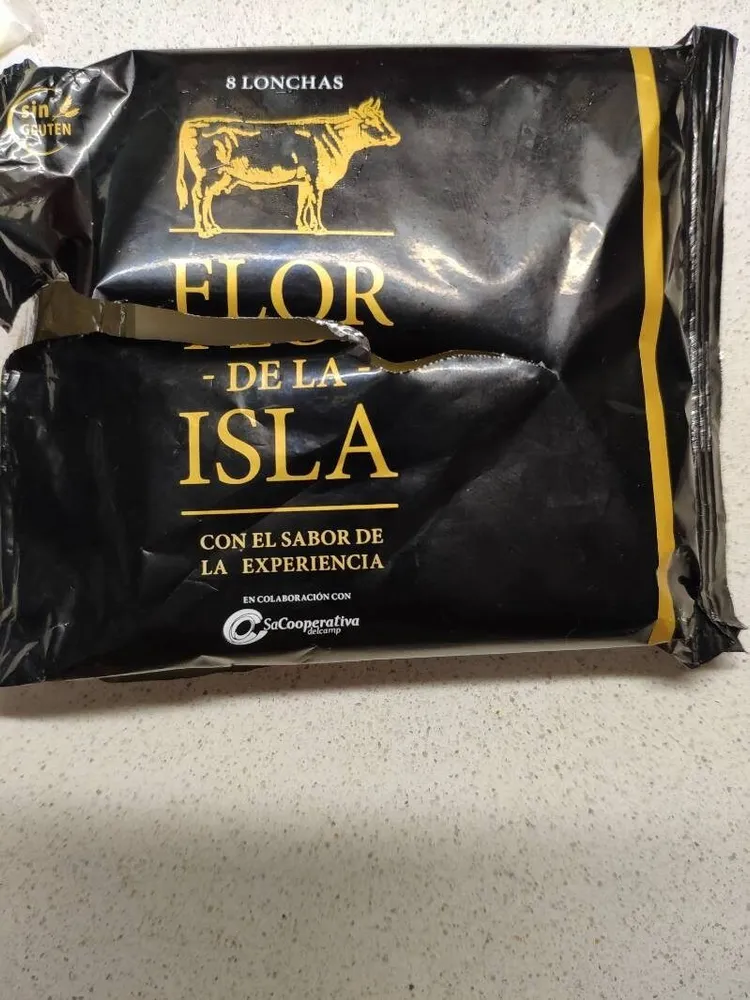 Queso fundido lonchas sin gluten