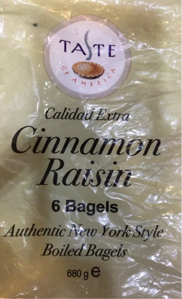 Cinnamon raisin bagels