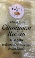 Cinnamon raisin bagels