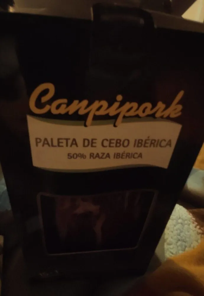 Paleta de cerdo ibérico