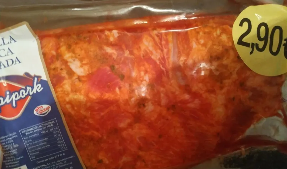 Costilla iberica adobada