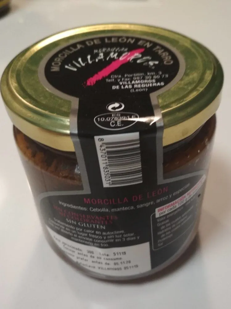Morcilla de Leon en tarro