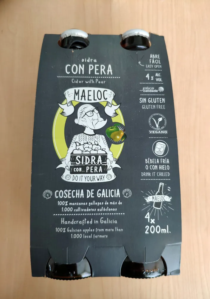 Sidra con pera