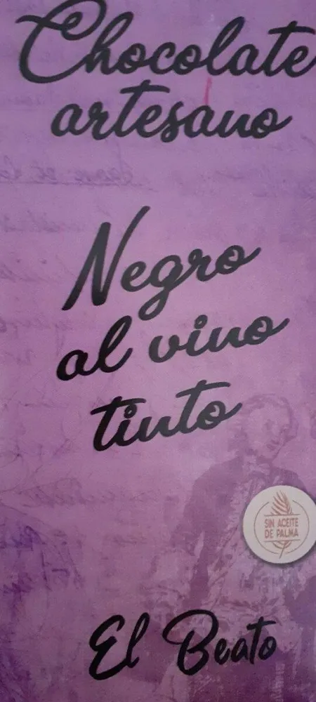 Chocolate negro vino al tinto