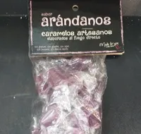 Caramelos artesanos sabor arándanos