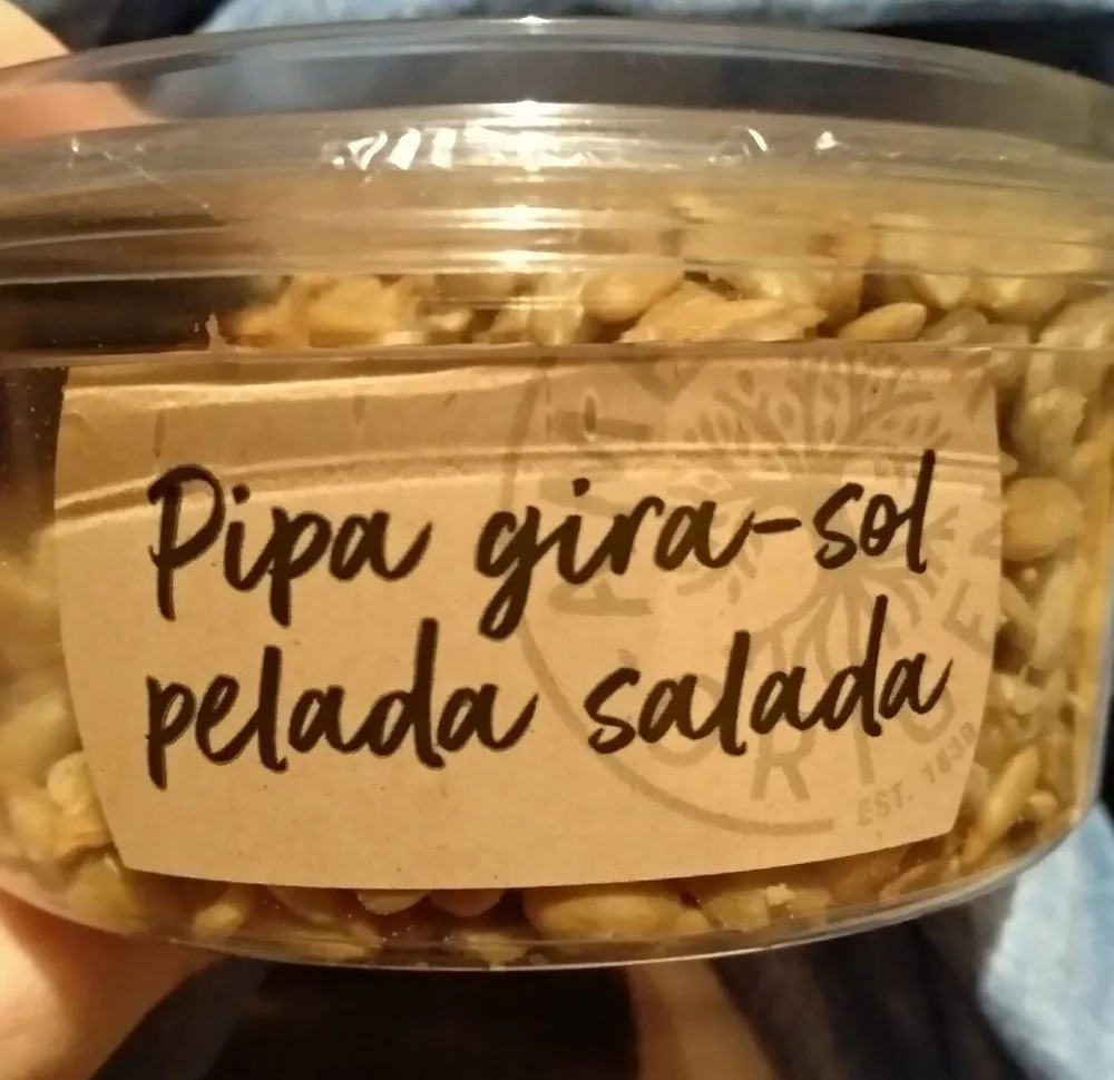 Pipa girasol pelada salada