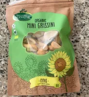 Organic mini grissini pipas