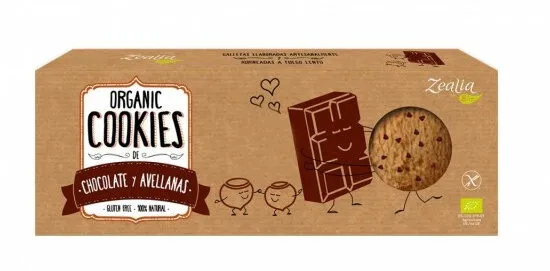 Galletas Chocolate Avellanas Bio Sin Gluten