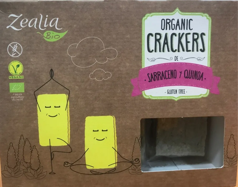 ORGANIC CRACKERS SARRACENO Y QUINOA