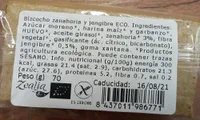 Bizcocho de zanahoria y jengibre