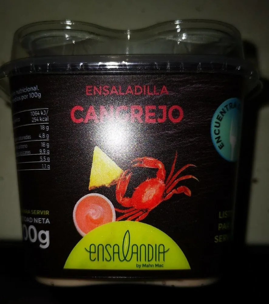 Ensalada de cangrejo