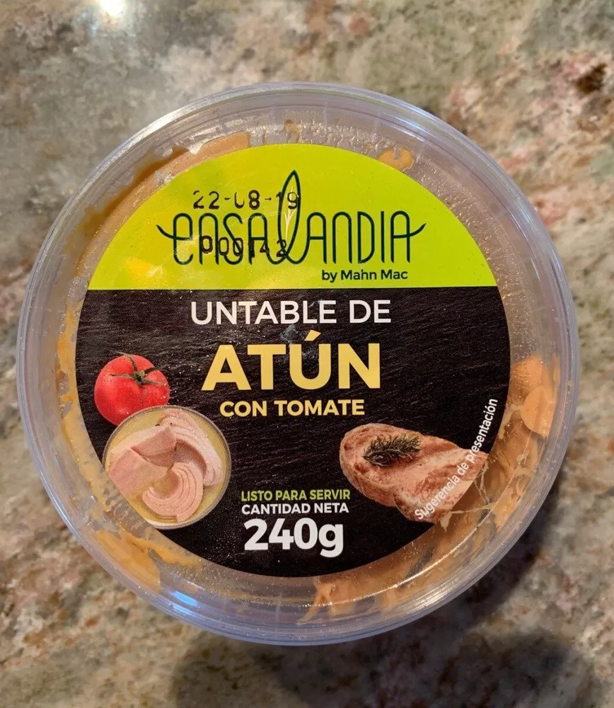 Untable de Atún con tomate