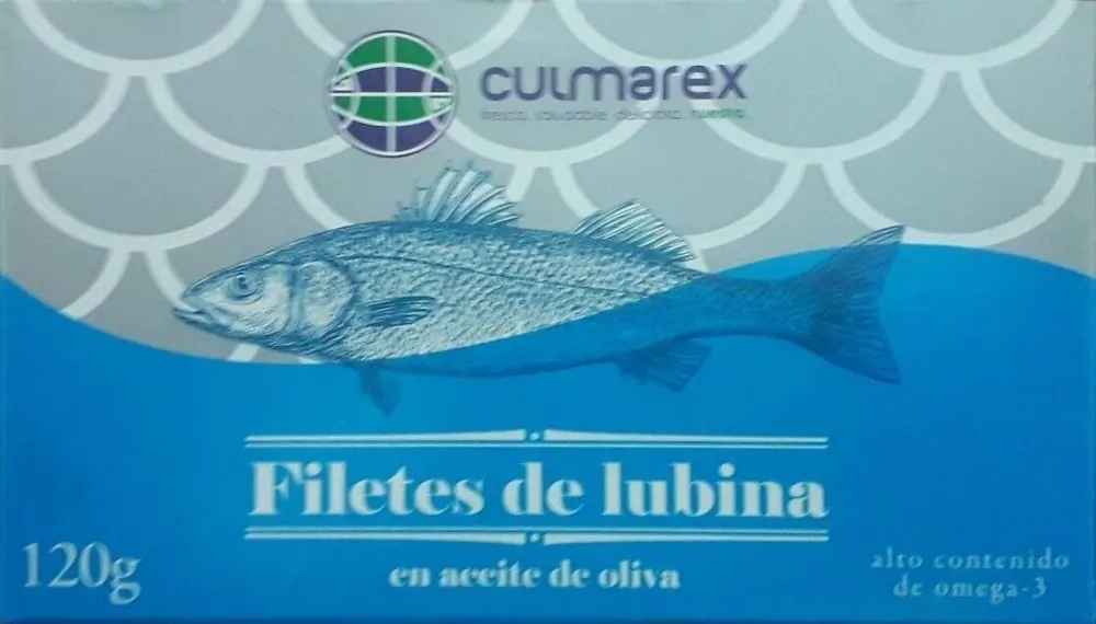 Filetes de lubina en aceite de oliva