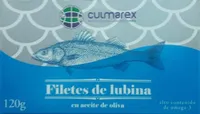 Filetes de lubina en aceite de oliva