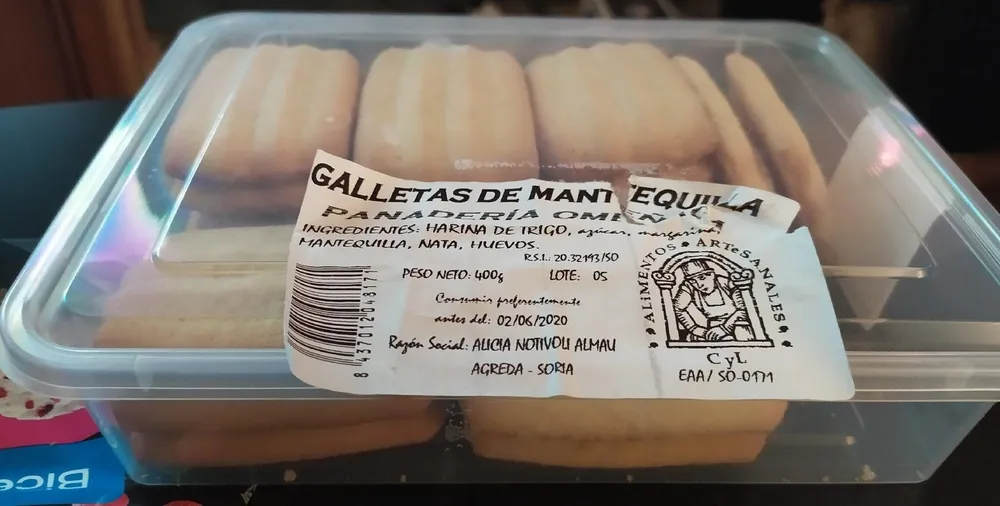 Galletas de mantequilla