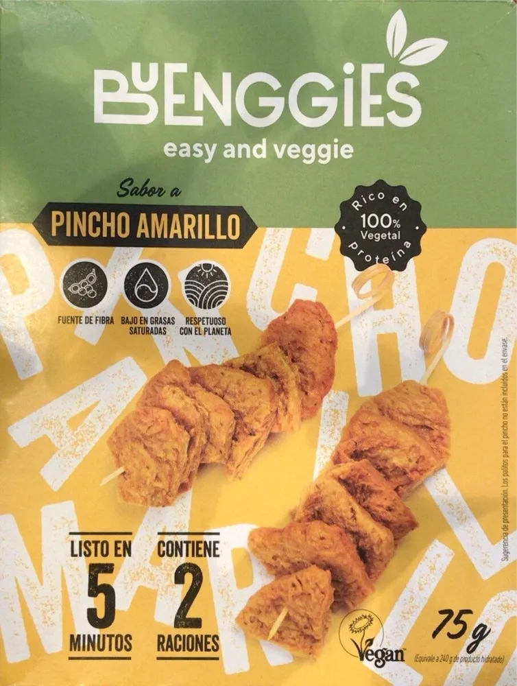 Buenggies. Pincho amarillo