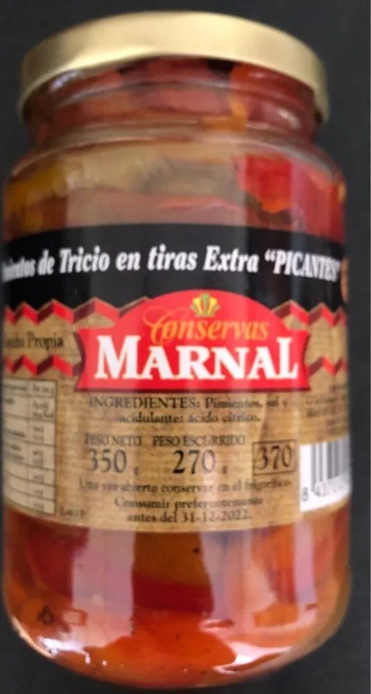 Pimientos de Tricio en tiras Extra "picantes"