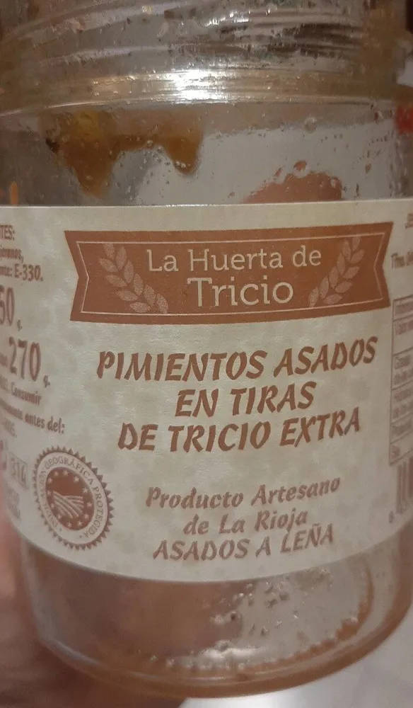 Pimietos asados en tiras de tricio extra