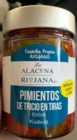 Pimientos en tiras La Alacena Riojana picantes