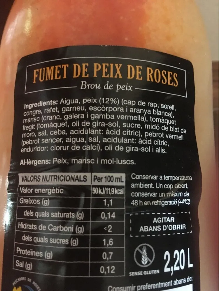 Fumet de peix de roses